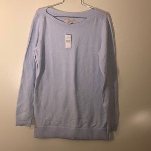 Loft sweater size medium  ,color baby blue
